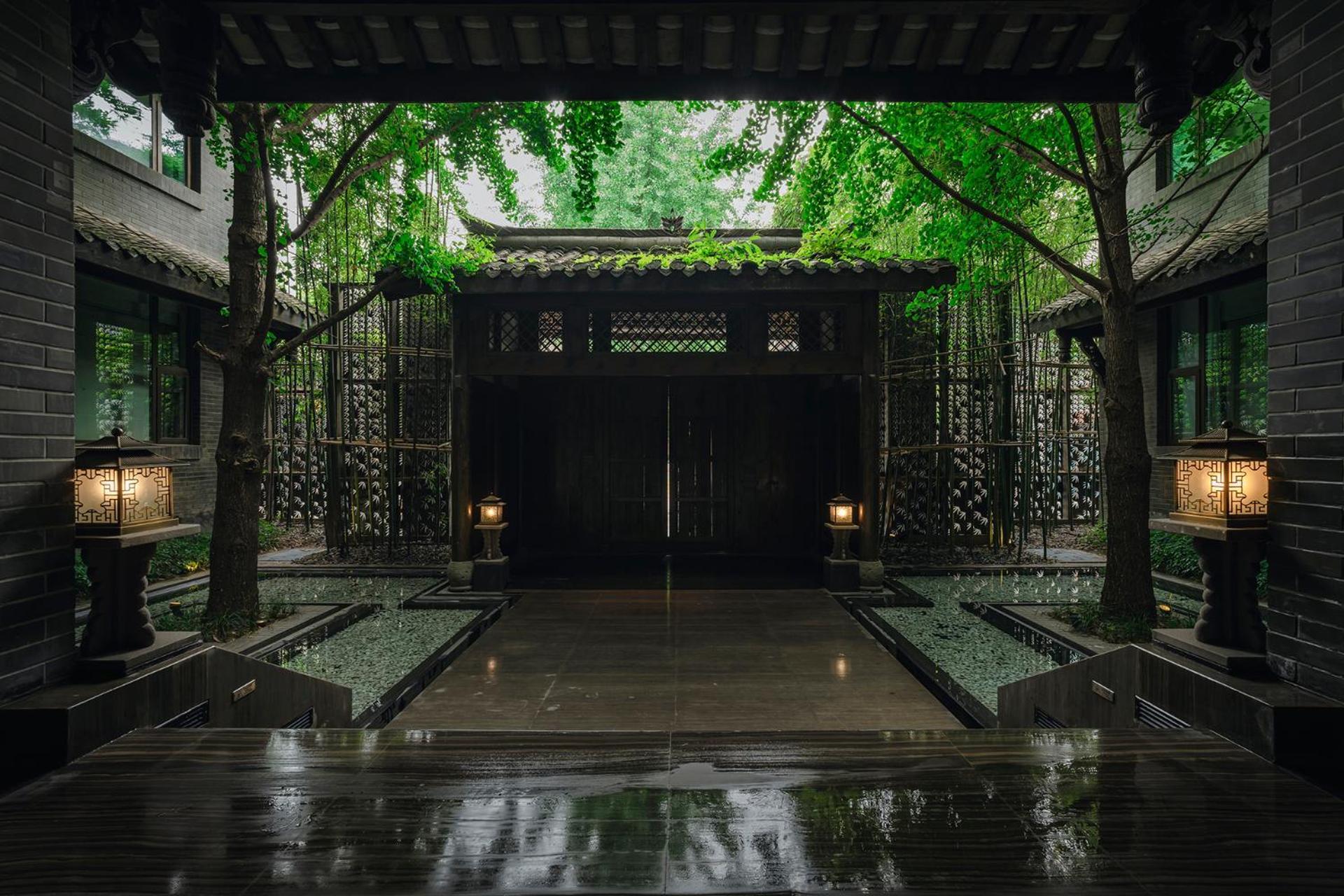 Guanyin Yiyuntai Hotel Çengdu Dış mekan fotoğraf