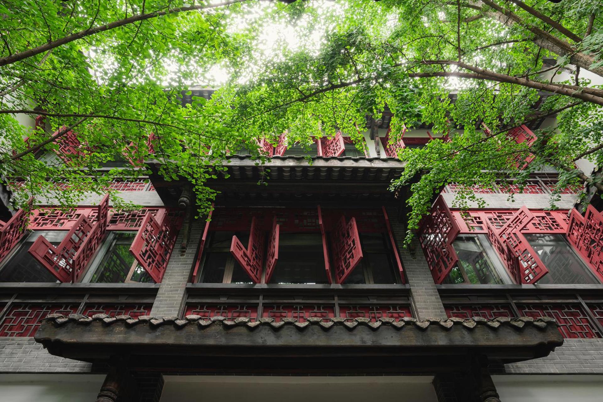 Guanyin Yiyuntai Hotel Çengdu Dış mekan fotoğraf